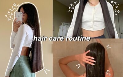 my hair care routine for long and healthy hair 🛁
