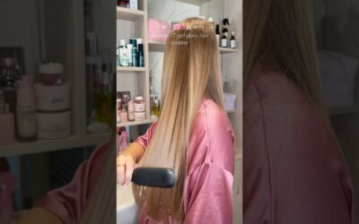glass hair routine 🫧🎀 #hairgloss #haircare #haircareroutine #hairroutine #hairgrowth #gloss #hair