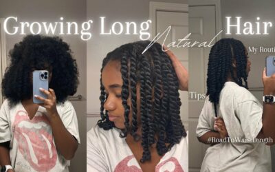 My Natural Hair Care Routine for Length Retention | How to grow long hair!