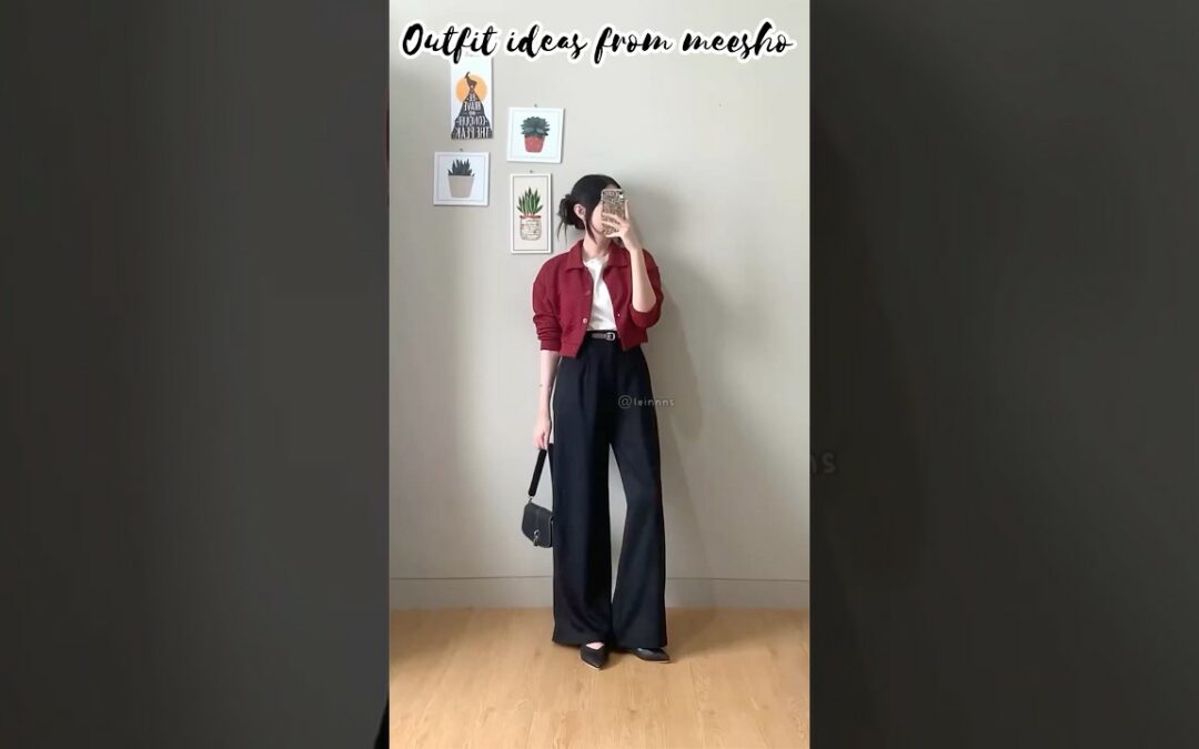 Outfit ideas from meesho #outfitideas #meeshohaul #meesho #koreanfashion #pinterest